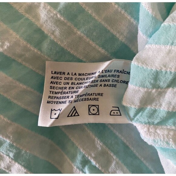 Izod Womens Button Down Shirt Striped 3/4 Cuffed Sleeves Size 2X - Picture 11 of 11